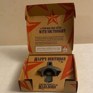 Marlboro Lucky Horseshoe Happy Birthday Bottle Opener New In Box 2011